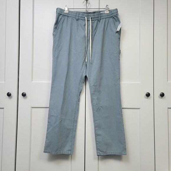 Pacsun canvas indigo straight carpenter pants, large - Picture 7 of 12